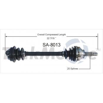 TrakMotive SA8013 CV Axle Shaft product image 1 of 3