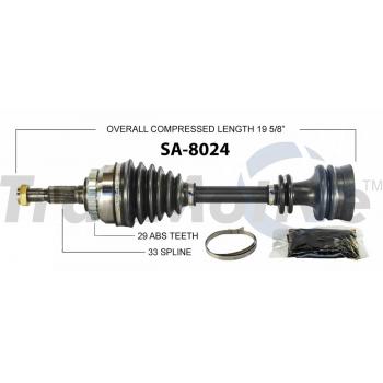 TrakMotive SA8024 - CV Axle Shaft TrakMotive SA8024 CV Axle Shaft product image 1 of 3