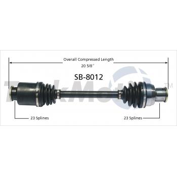 TrakMotive SB8012 CV Axle Shaft product image 1 of 3