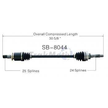 TrakMotive SB8044 CV Axle Shaft product image 1 of 3