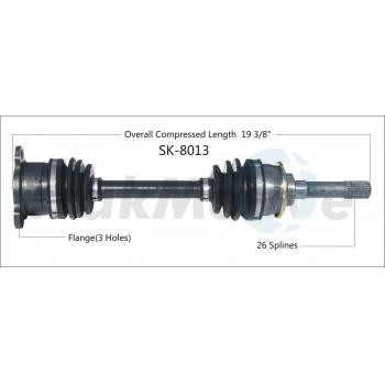 TrakMotive SK8013 - CV Axle Shaft TrakMotive SK8013 CV Axle Shaft product image 1 of 3