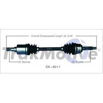TrakMotive SK8036 CV Axle Shaft product image 1 of 3