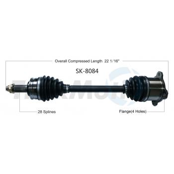 TrakMotive SK8084 CV Axle Shaft product image 1 of 3