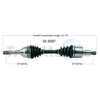 TrakMotive SK8087 - CV Axle Shaft TrakMotive SK8087 CV Axle Shaft product image 1 of 3