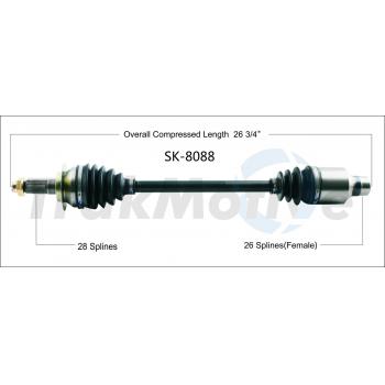 TrakMotive SK8088 CV Axle Shaft product image 1 of 3