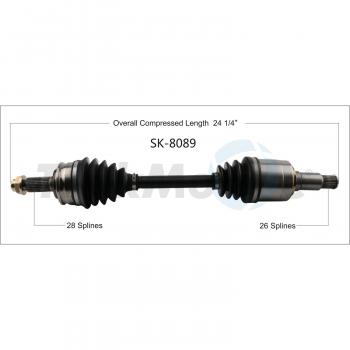 TrakMotive SK8089 CV Axle Shaft product image 1 of 3