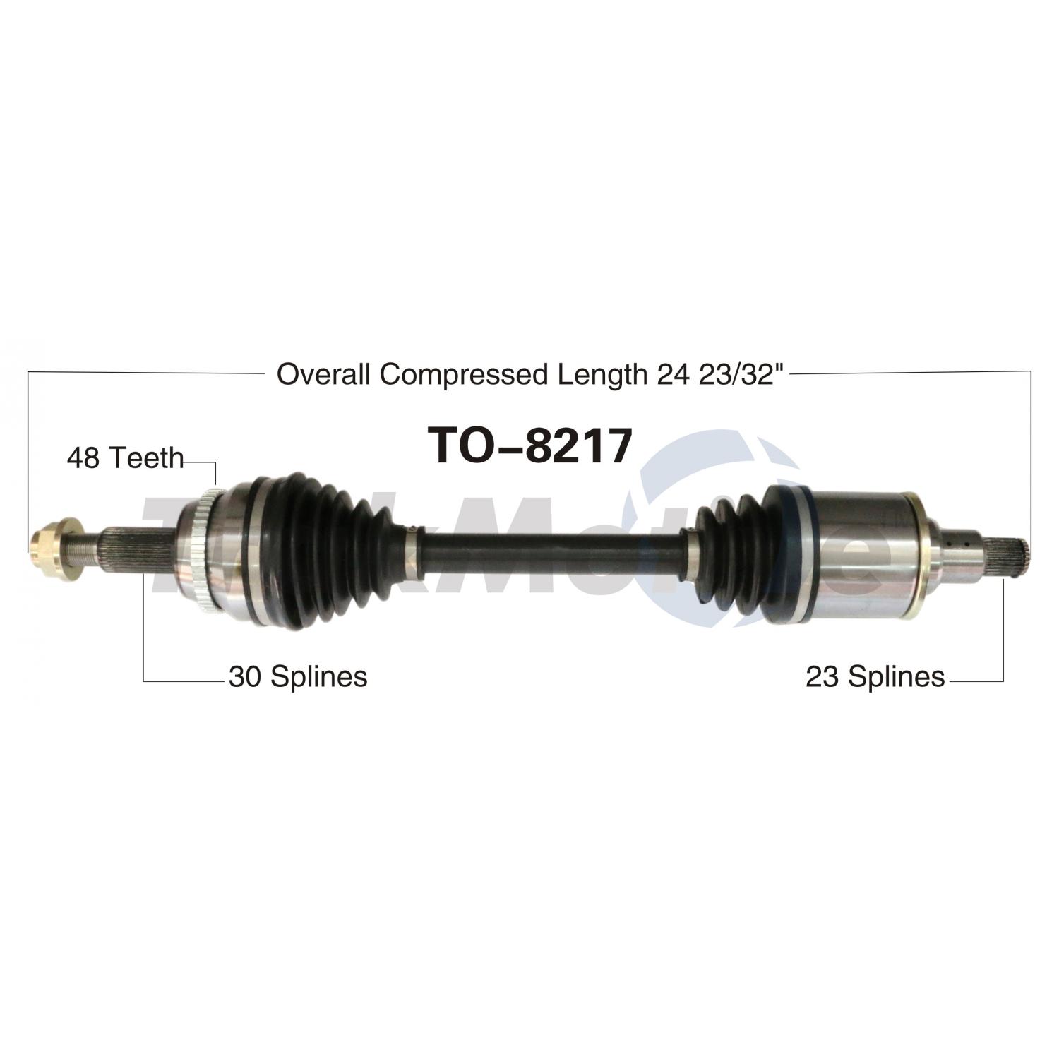 TrakMotive TO8217 - CV Axle Shaft TrakMotive TO8217 CV Axle Shaft product image 1 of 3