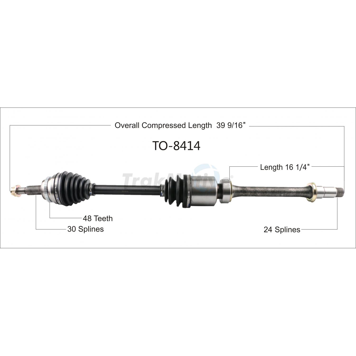 TrakMotive TO8414 - CV Axle Shaft TrakMotive TO8414 CV Axle Shaft product image 1 of 3