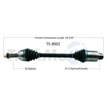 TrakMotive TS8002 CV Axle Shaft product image 1 of 3