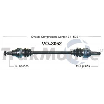 TrakMotive VO8052 - CV Axle Shaft TrakMotive VO8052 CV Axle Shaft product image 1 of 3