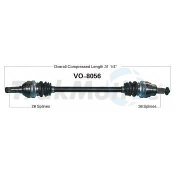 TrakMotive VO8056 CV Axle Shaft product image 1 of 3