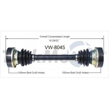TrakMotive VW8045 CV Axle Shaft product image 1 of 3