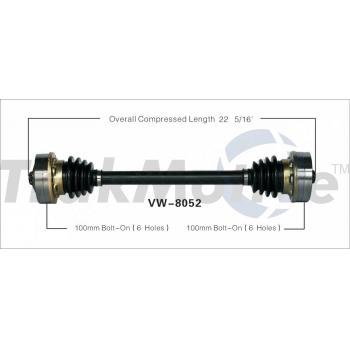 TrakMotive VW8052 CV Axle Shaft product image 1 of 3