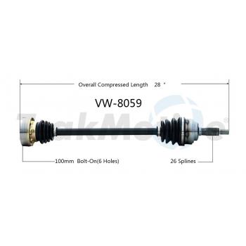 TrakMotive VW8059 CV Axle Shaft product image 1 of 3