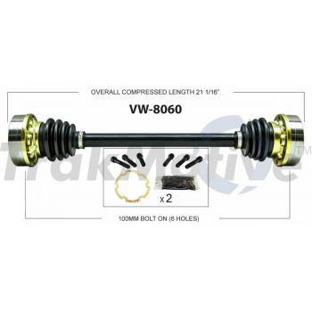 TrakMotive VW8060 CV Axle Shaft product image 1 of 3