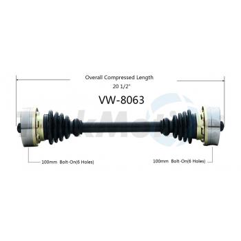 TrakMotive VW8063 CV Axle Shaft product image 1 of 3
