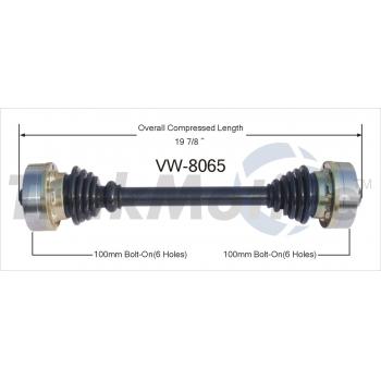 TrakMotive VW8065 CV Axle Shaft product image 1 of 3
