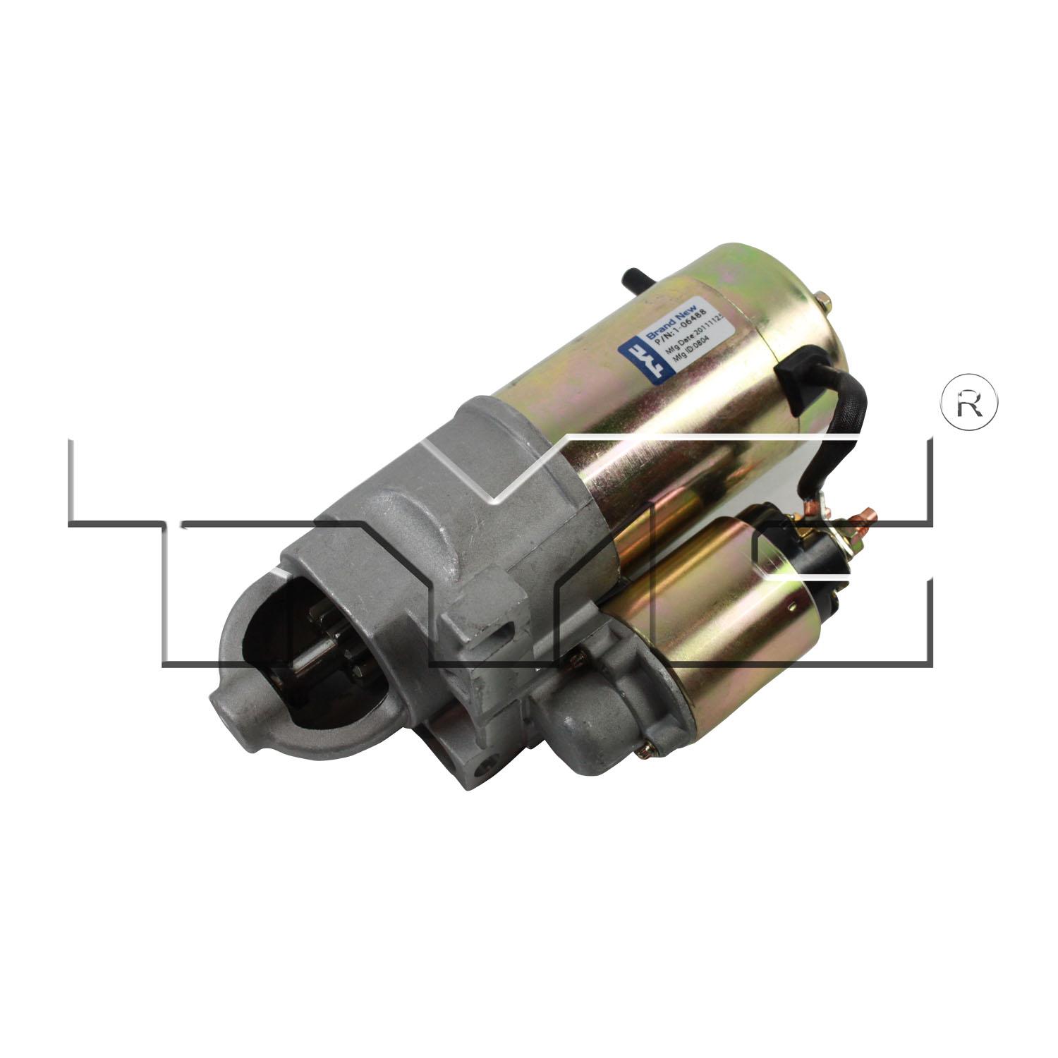 TYC 106488 Starter Motor product image 2 of 4
