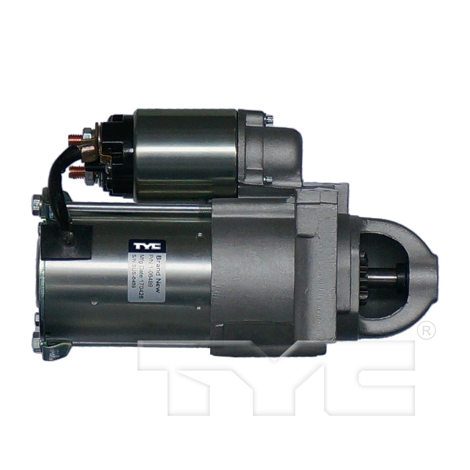 TYC 106489 Starter Motor product image 1 of 4
