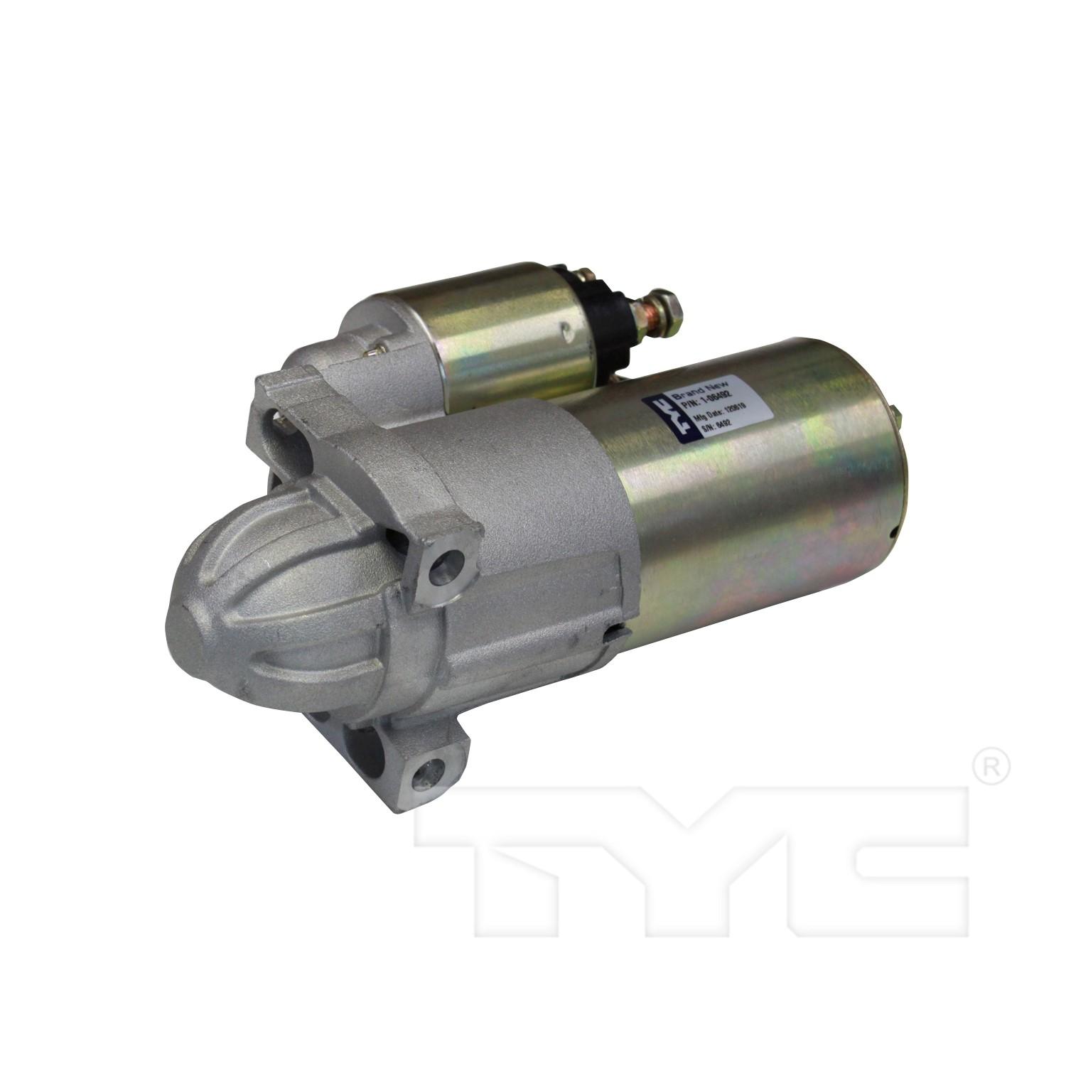 TYC 106492 Starter Motor product image 1 of 4