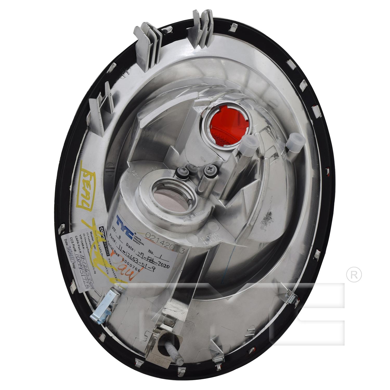 TYC 1112653019 Tail Light Assembly product image 2 of 6