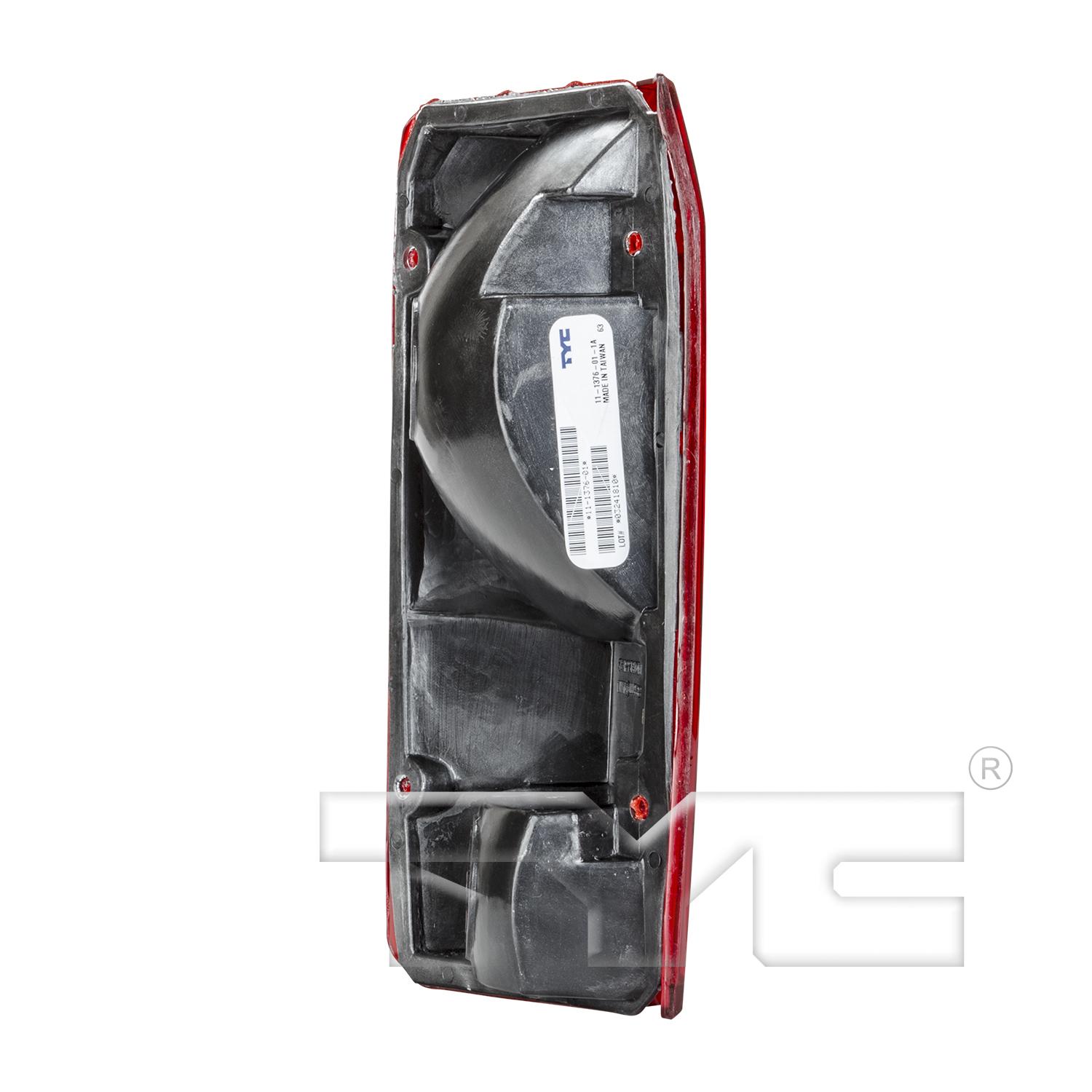 TYC 11137601 Tail Light Assembly product image 4 of 6