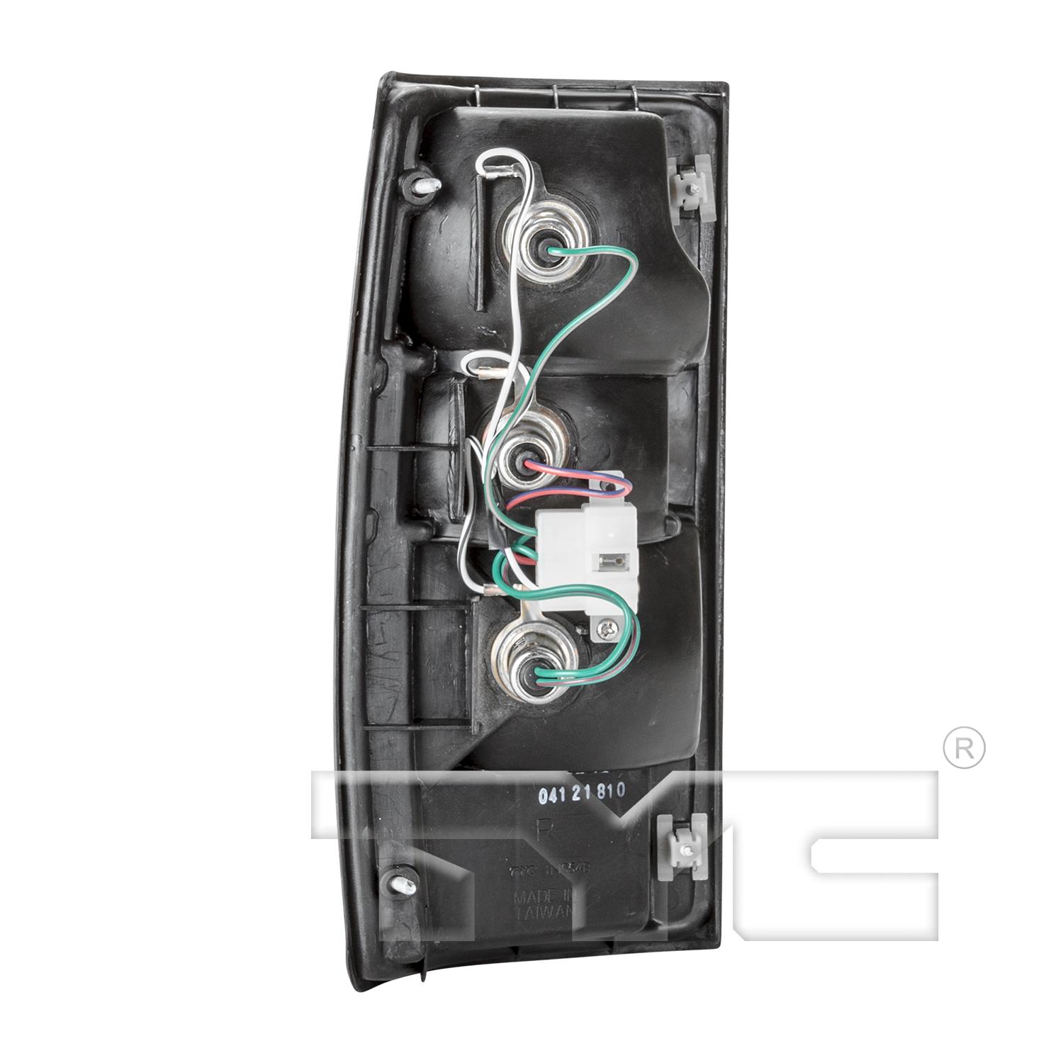 TYC 11165400 Tail Light Assembly product image 2 of 6