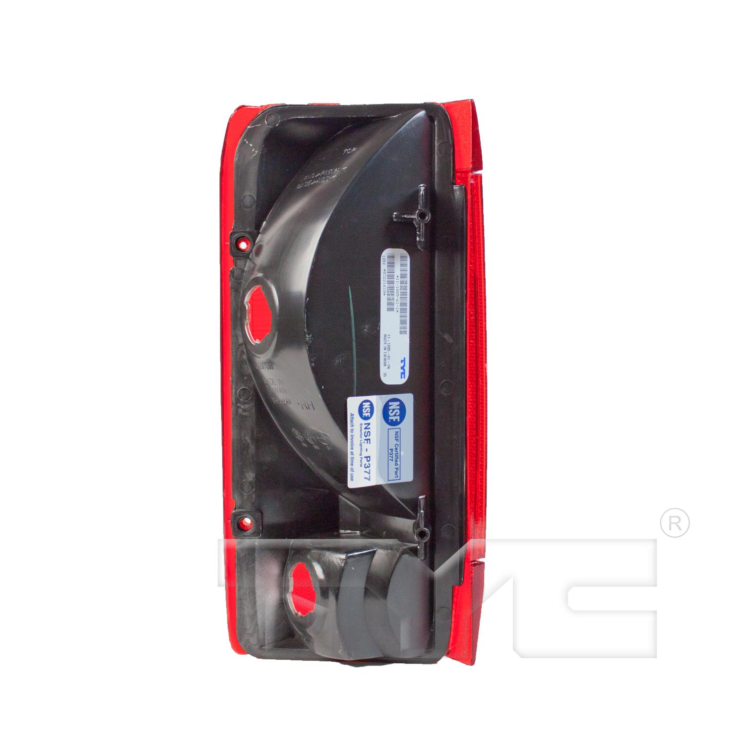 TYC 111885011A Tail Light Assembly product image 2 of 6