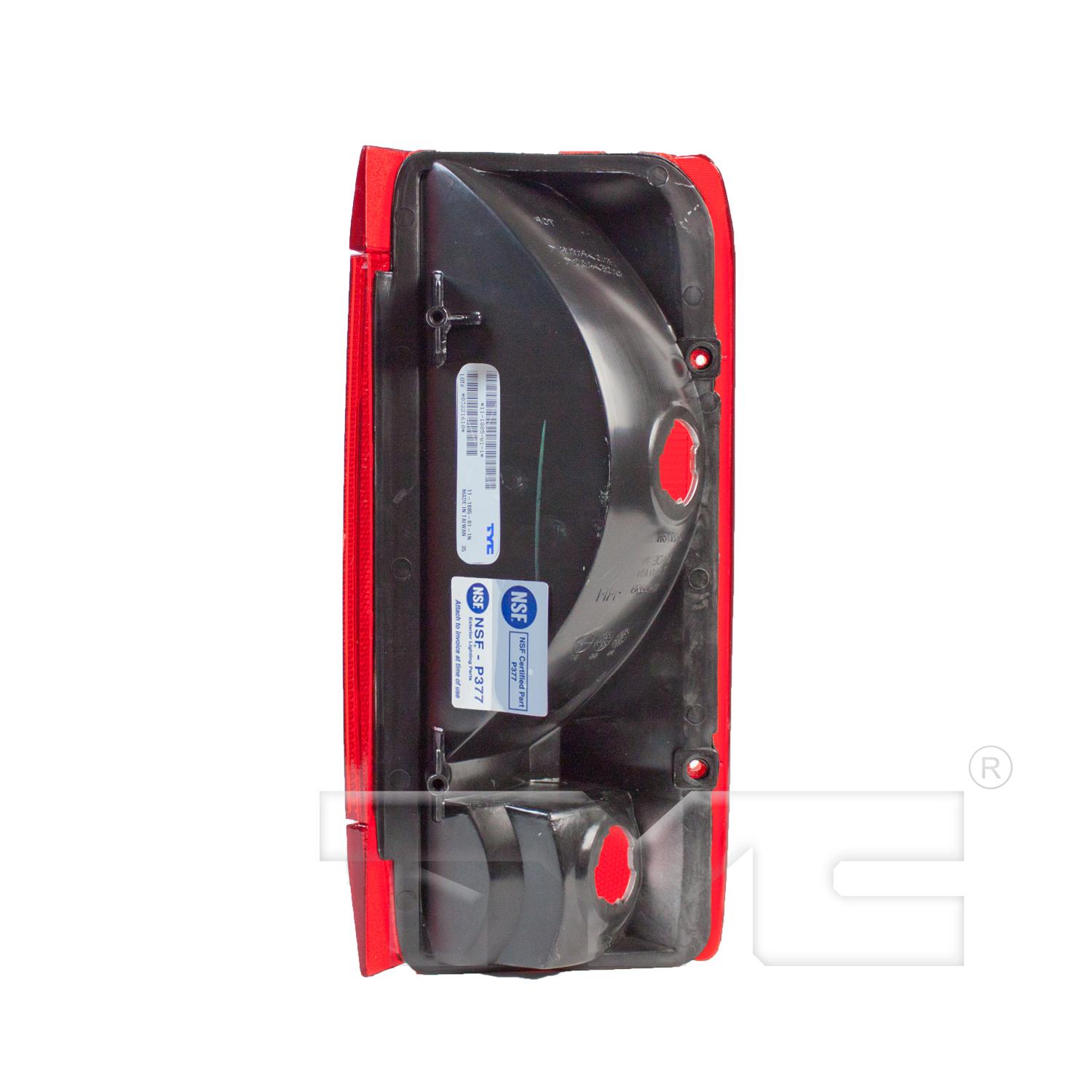 TYC 111886011A Tail Light Assembly product image 2 of 6