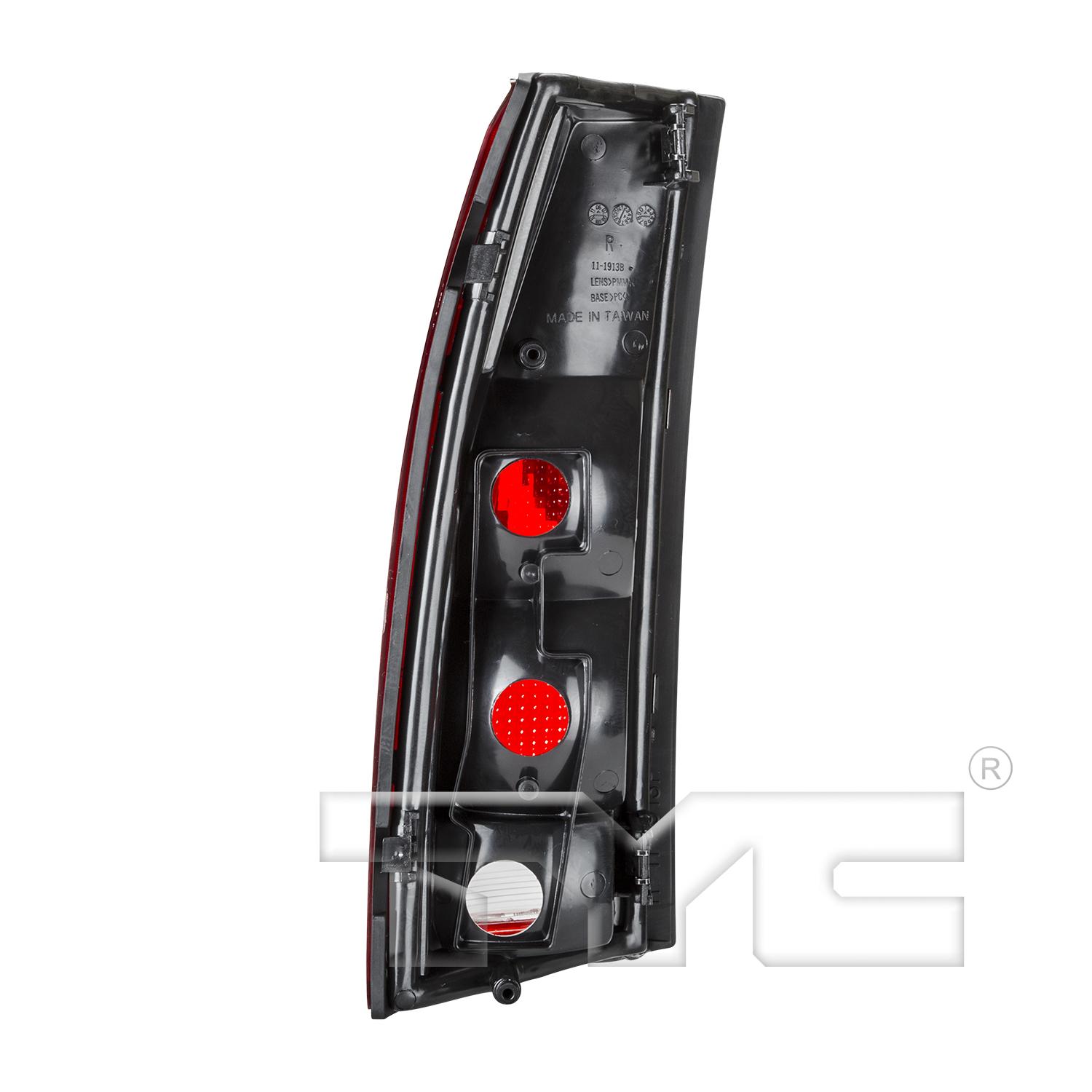 TYC 11191301 Tail Light Assembly product image 2 of 6