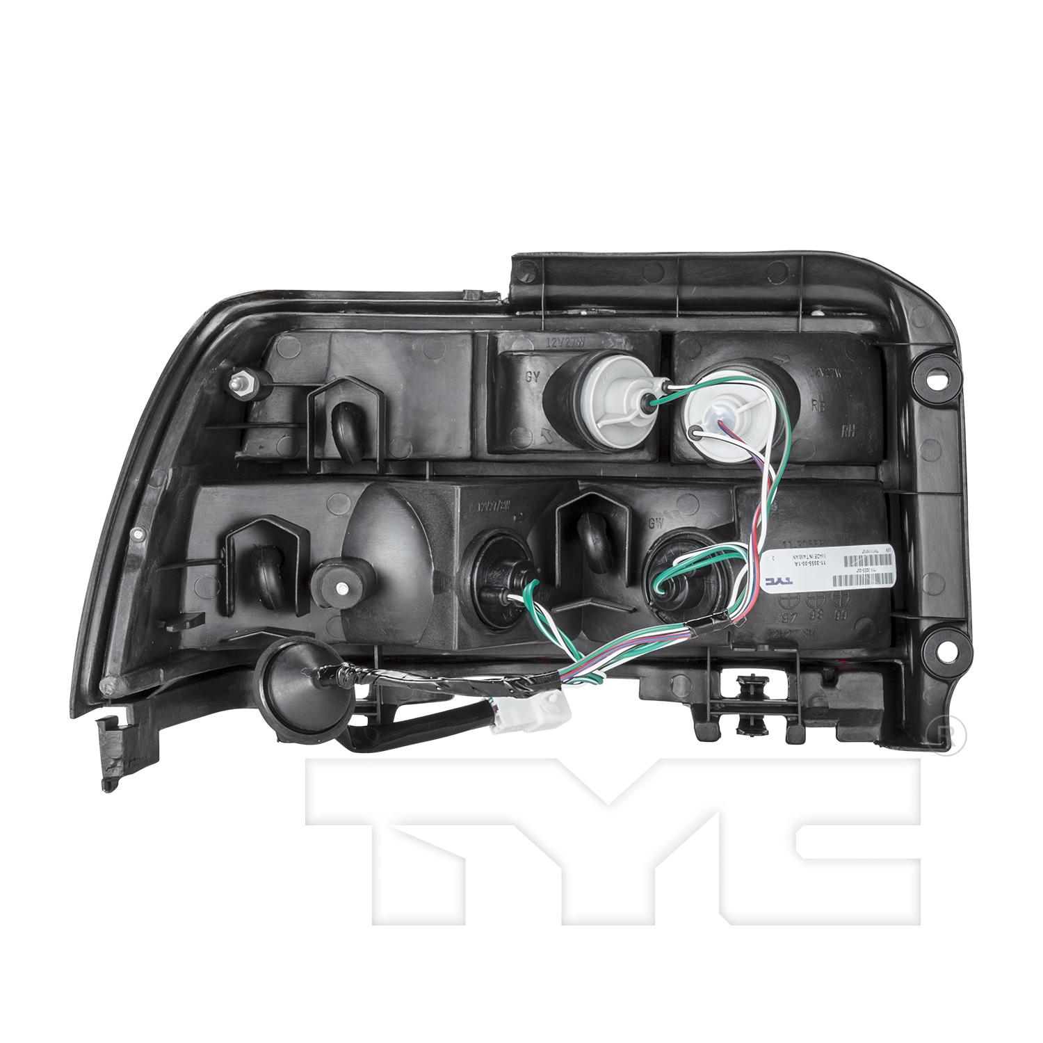 TYC 11305500 Tail Light Assembly product image 2 of 6