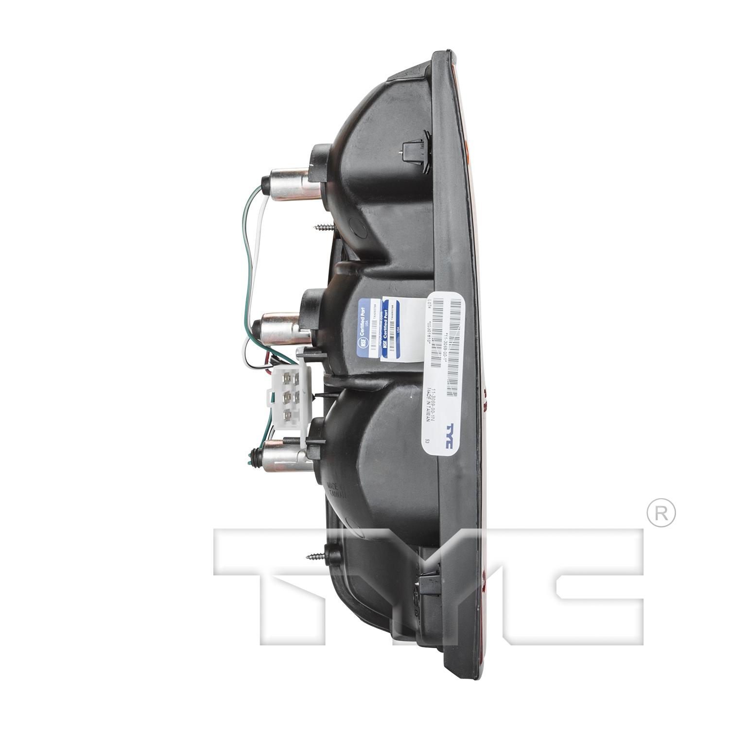 TYC 11306900 Tail Light Assembly product image 3 of 6