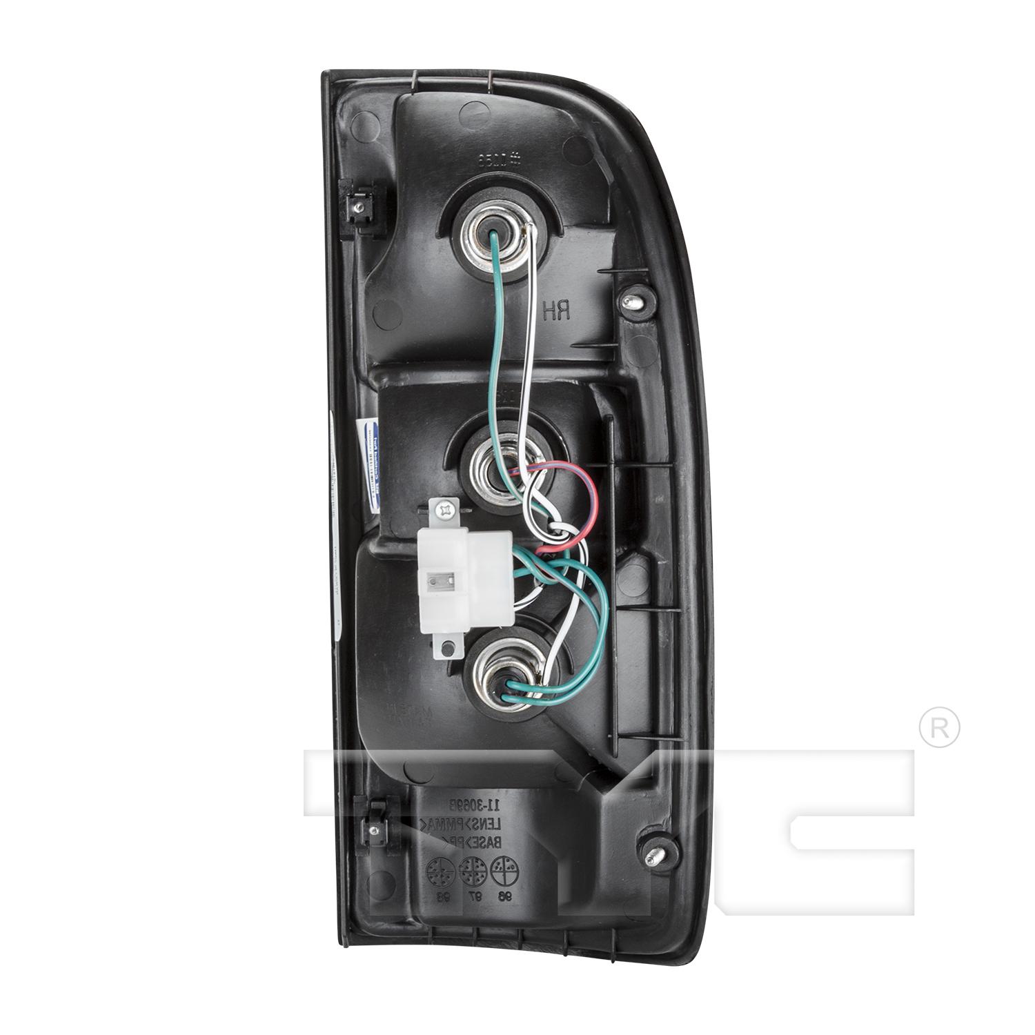 TYC 11307000 - Tail Light Assembly TYC 11307000 Tail Light Assembly product image 2 of 6