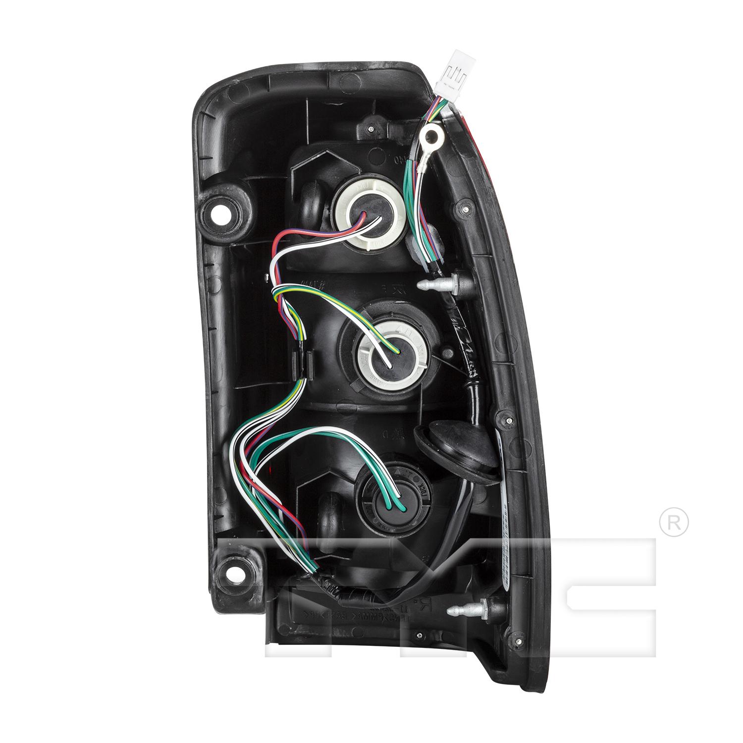 TYC 11321000 Tail Light Assembly product image 2 of 6