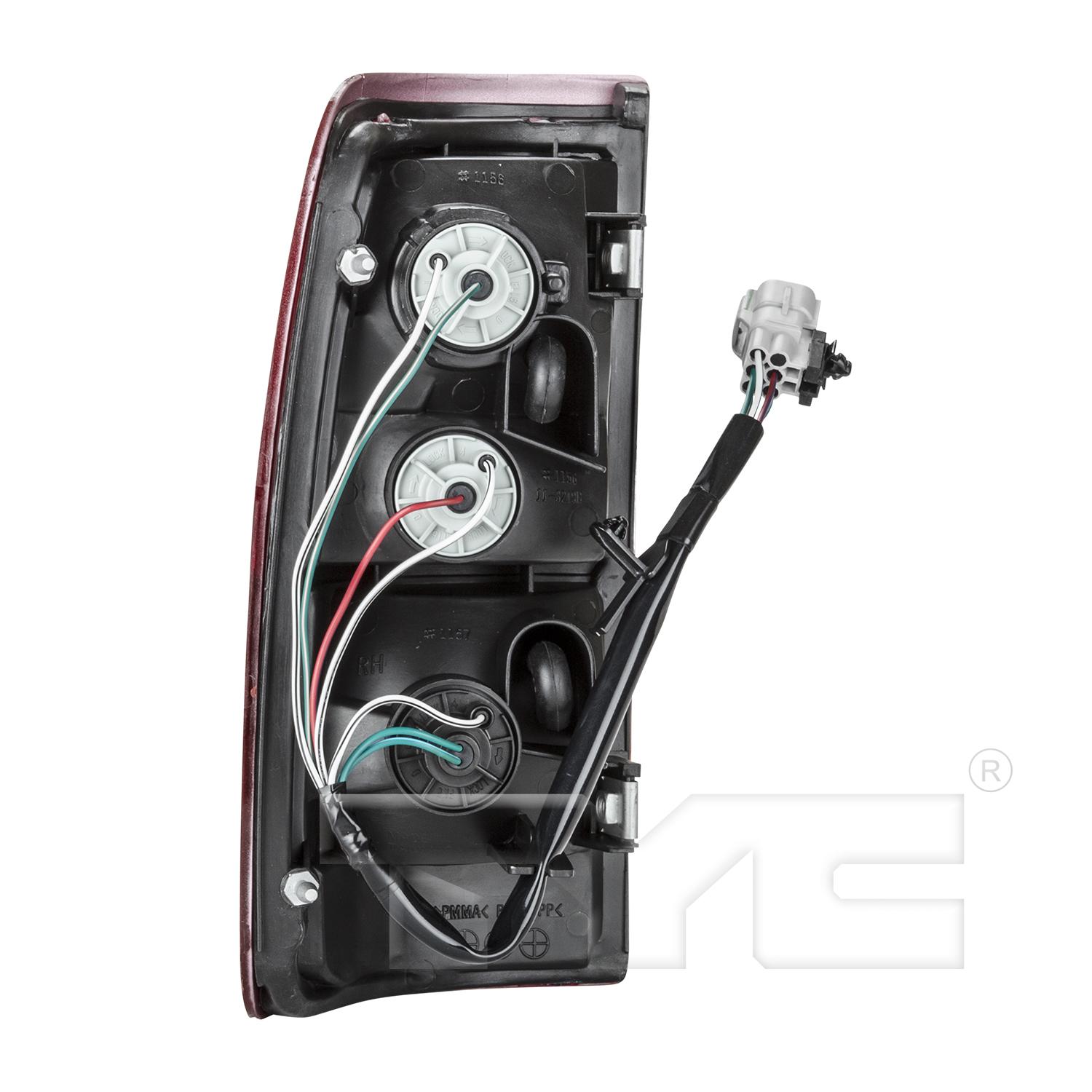 TYC 11321900 Tail Light Assembly product image 2 of 6