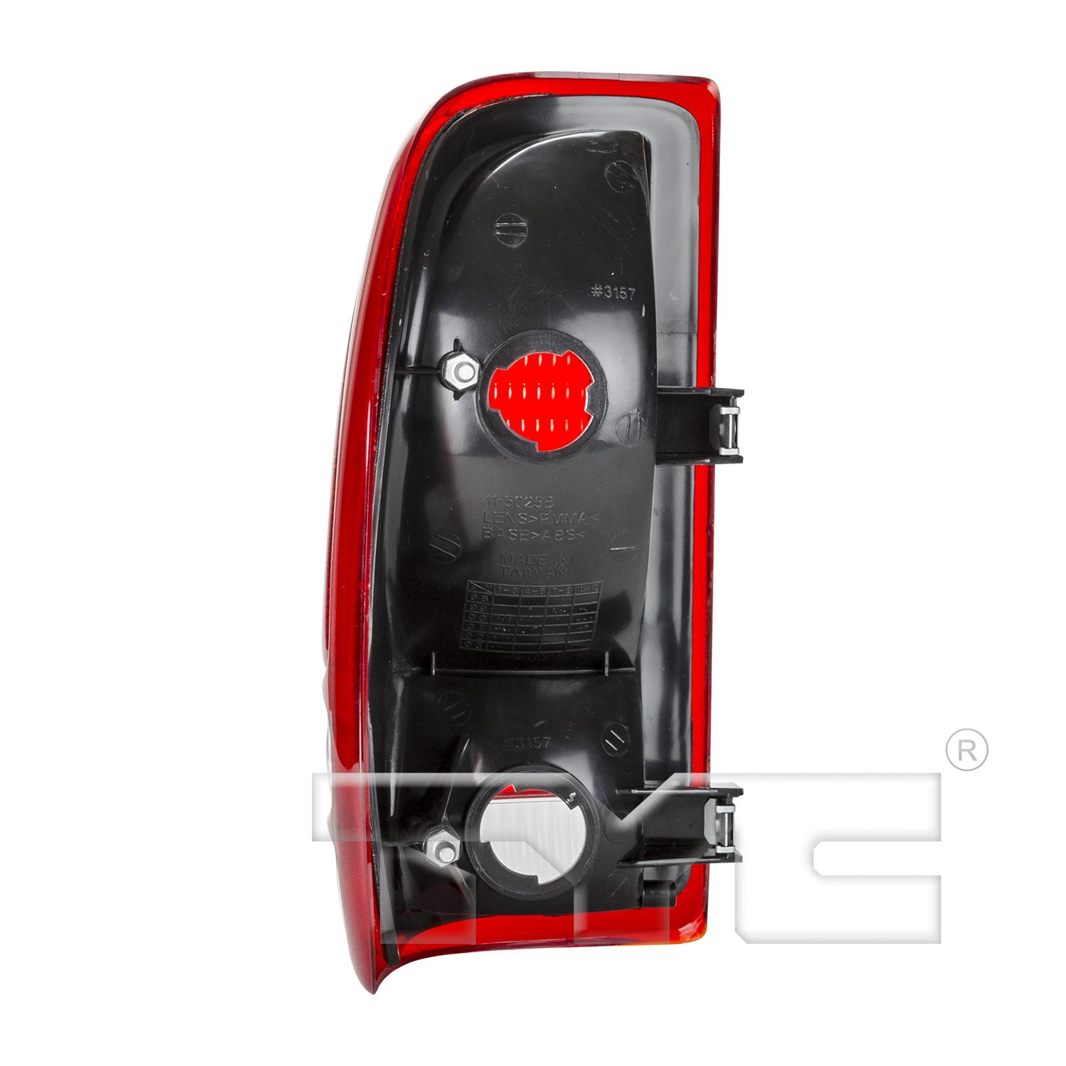 TYC 11502501 Tail Light Assembly product image 2 of 6