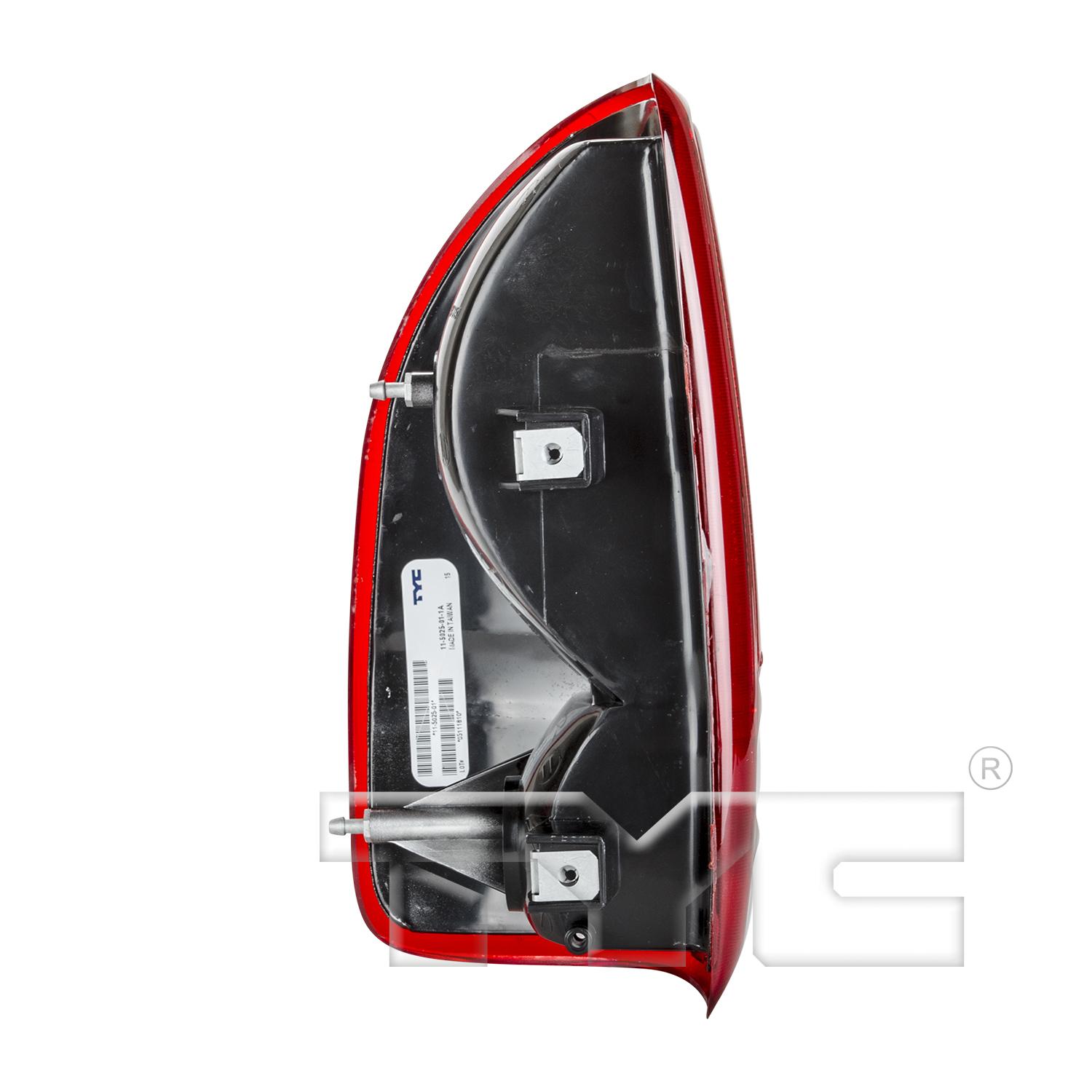 TYC 11502501 Tail Light Assembly product image 4 of 6