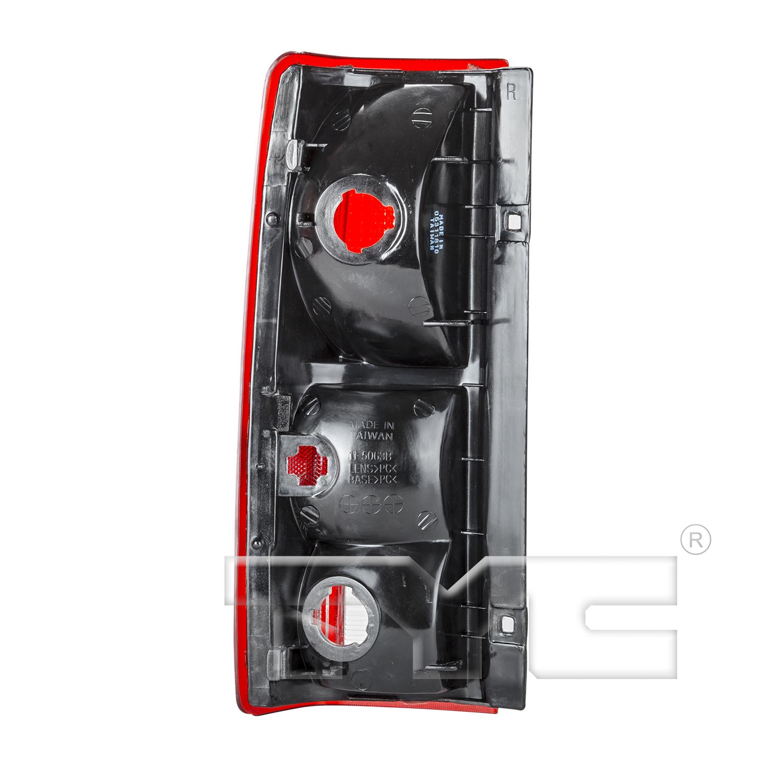 TYC 11506301 Tail Light Assembly product image 2 of 6