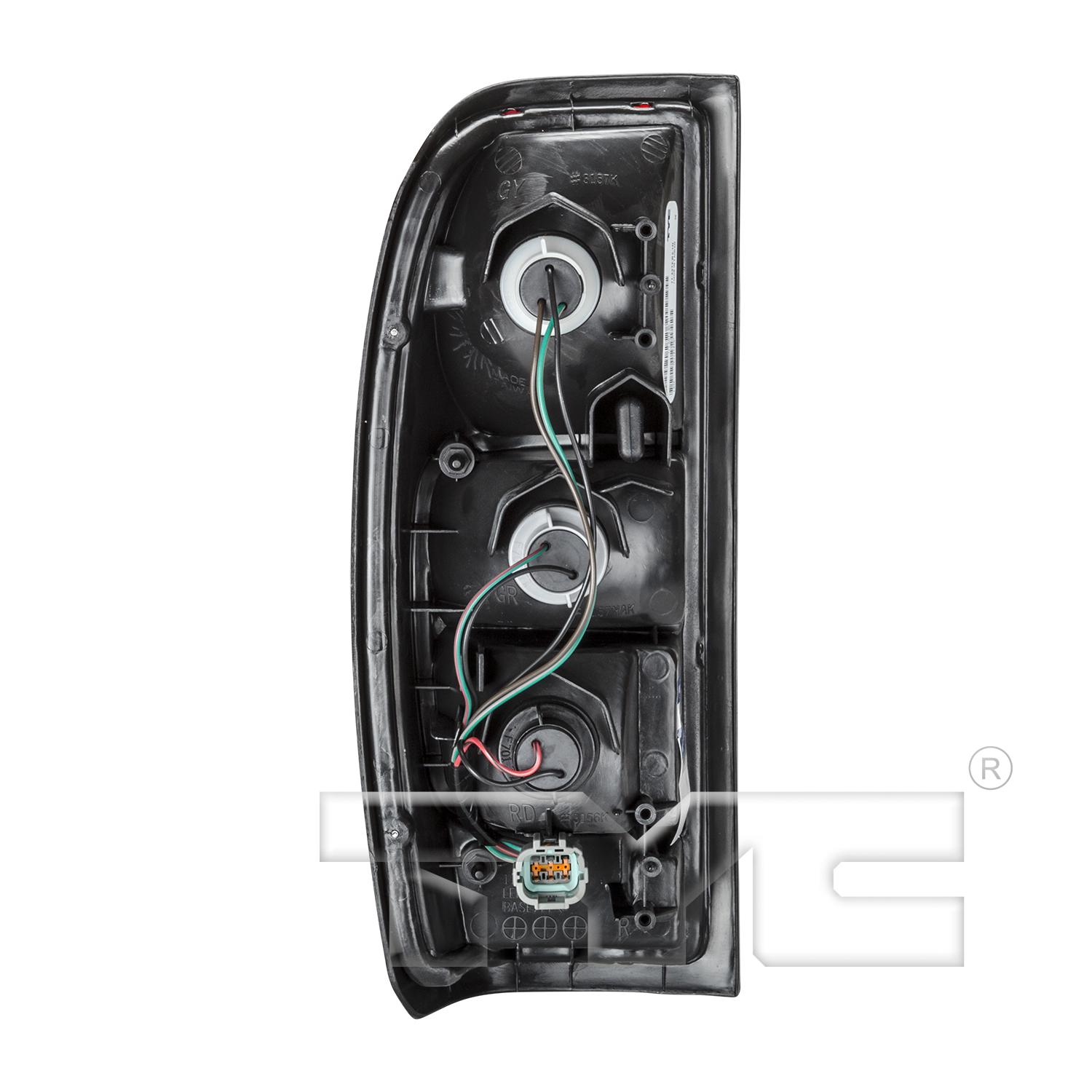 TYC 11507390 Tail Light Assembly product image 2 of 6