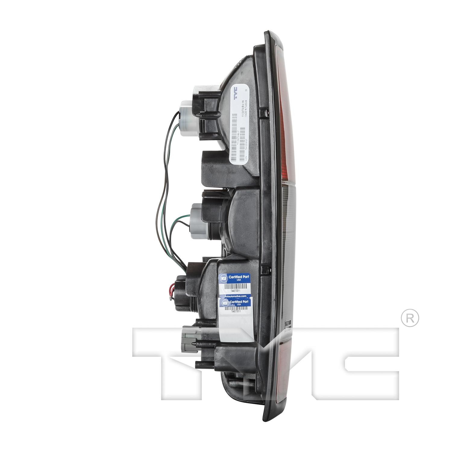 TYC 11507390 Tail Light Assembly product image 4 of 6