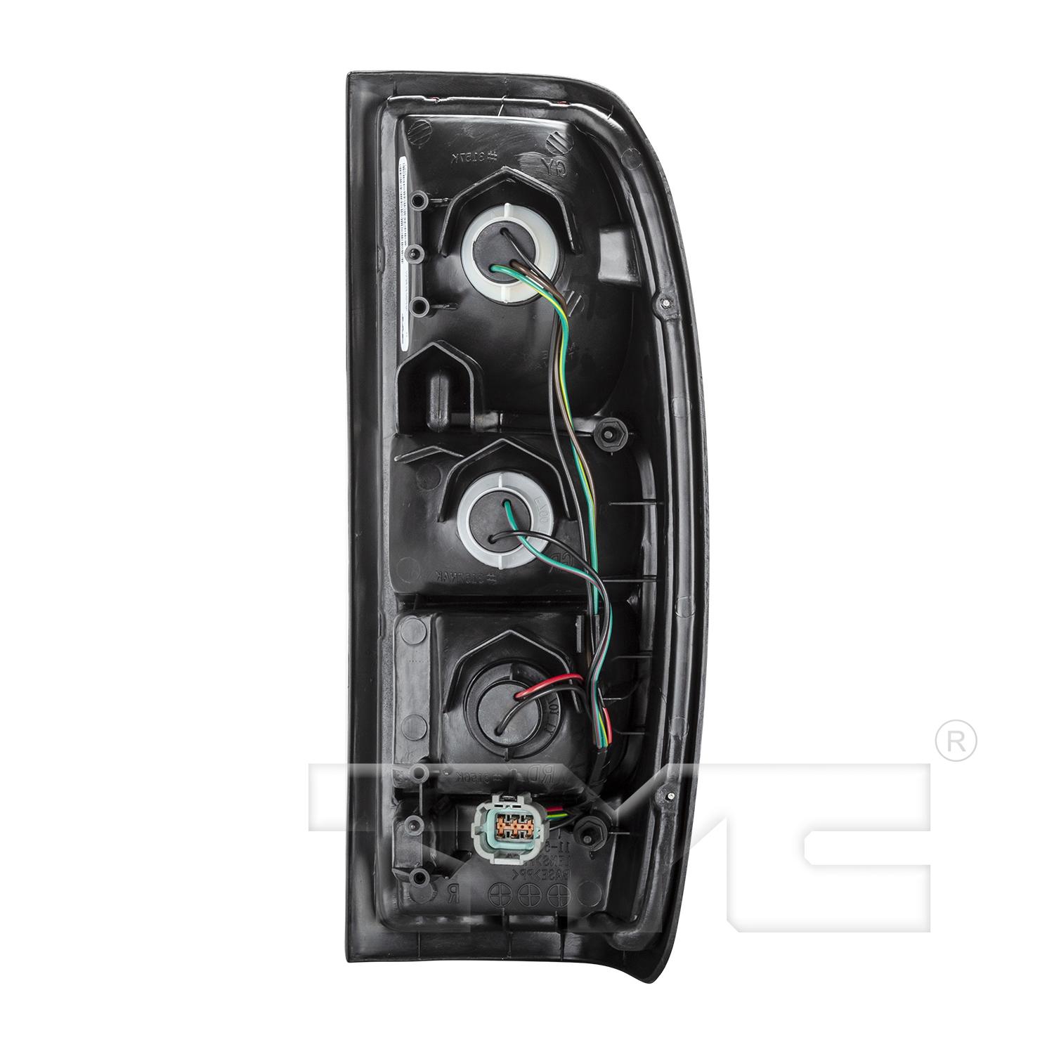 TYC 11507400 Tail Light Assembly product image 2 of 6