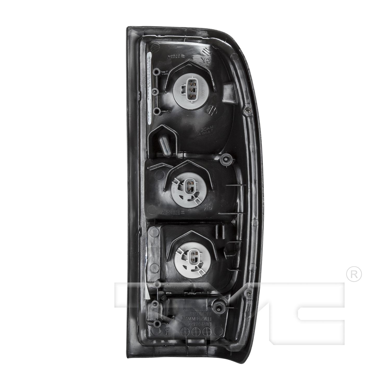 TYC 11507470 Tail Light Assembly product image 2 of 6