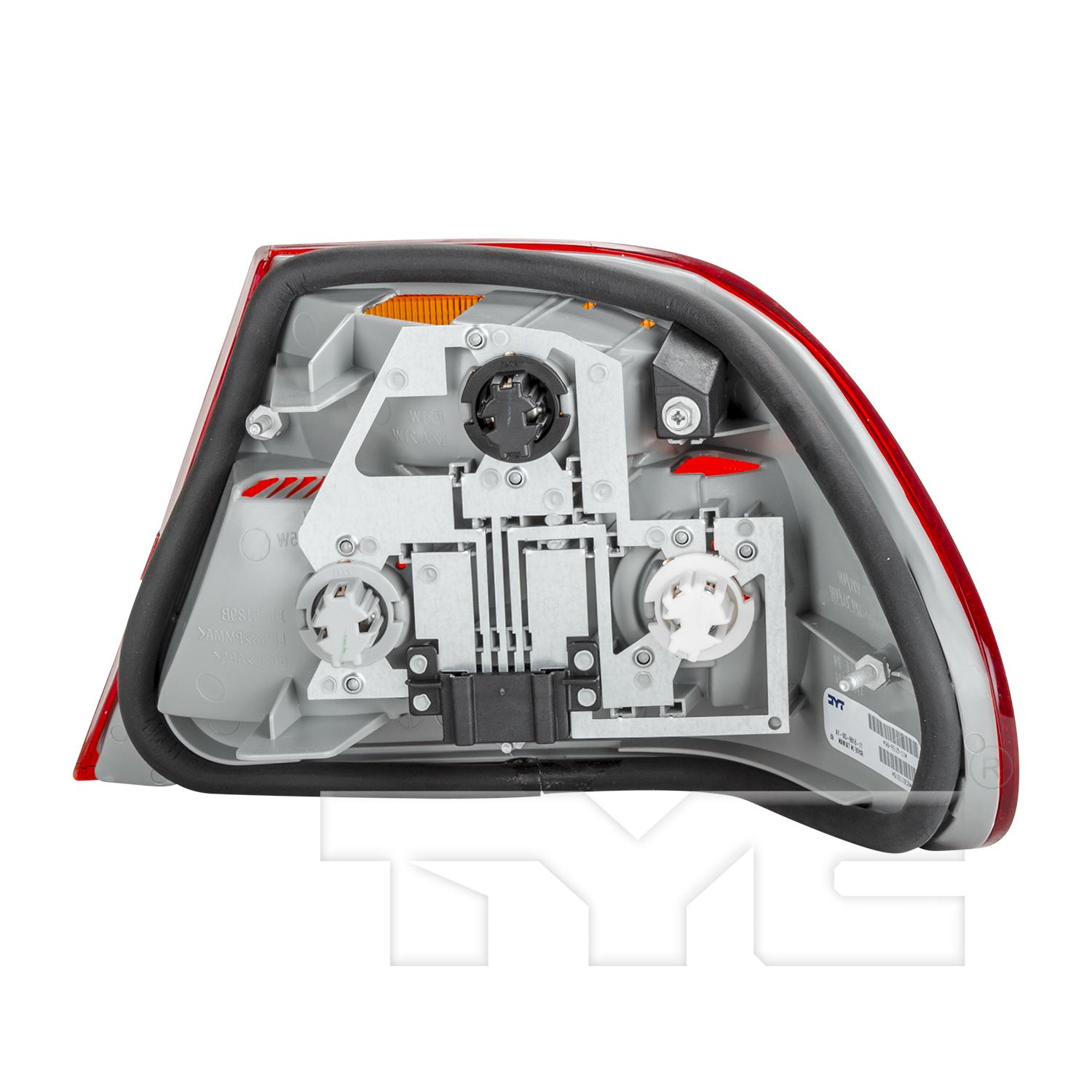 TYC 11519000 Tail Light Assembly product image 2 of 6