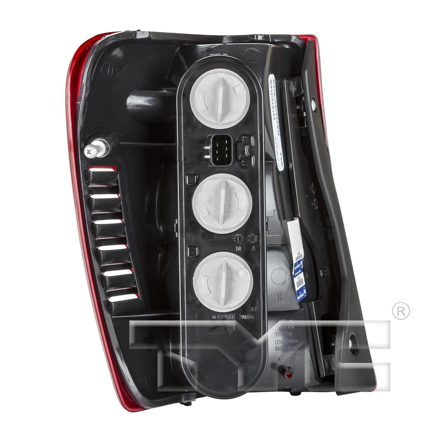 TYC 11527500 Tail Light Assembly product image 2 of 6