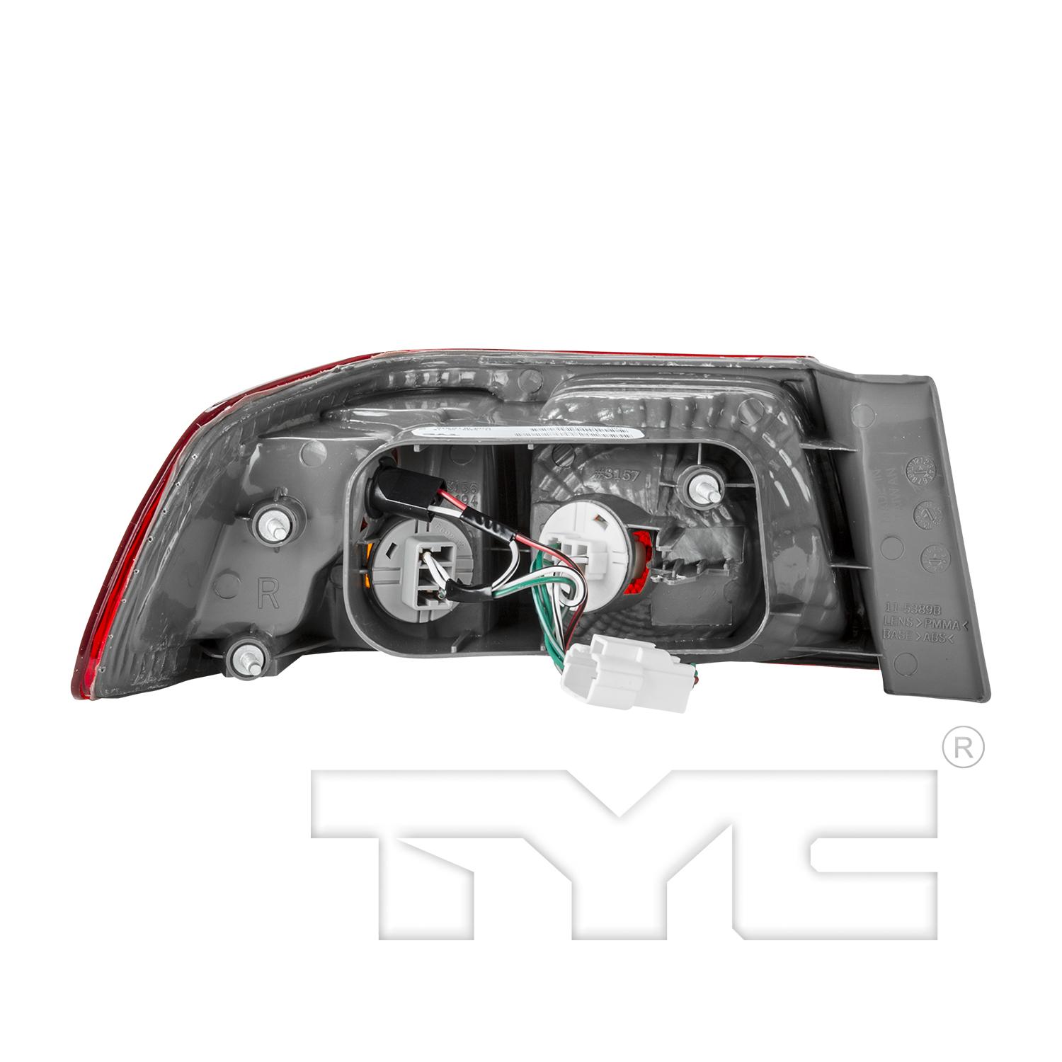 TYC 11538900 Tail Light Assembly product image 2 of 6