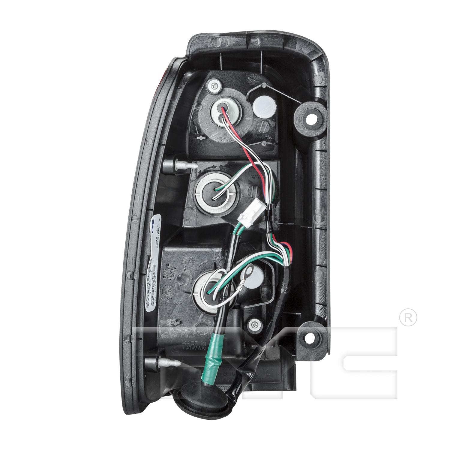 TYC 11547500 Tail Light Assembly product image 2 of 6