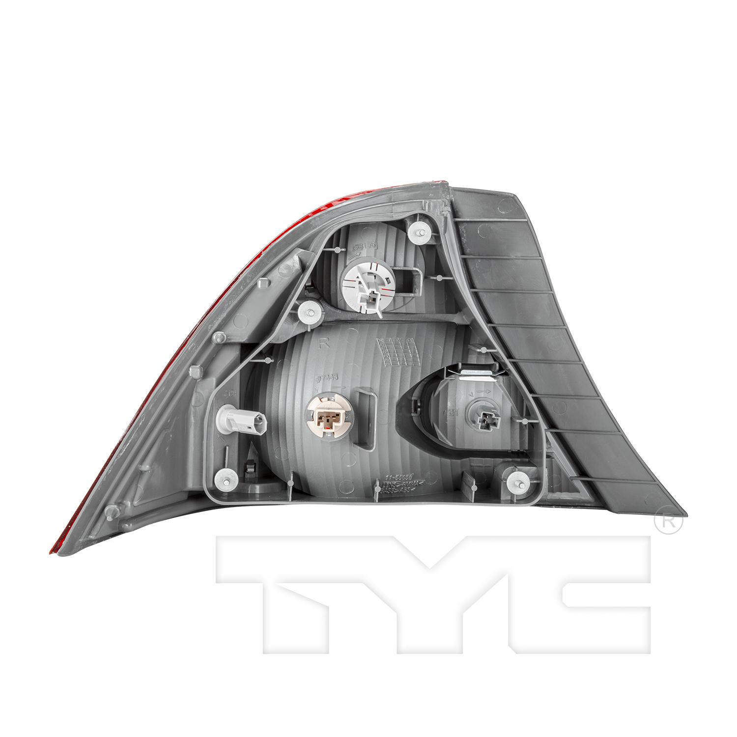 TYC 11550500 Tail Light Assembly product image 2 of 6