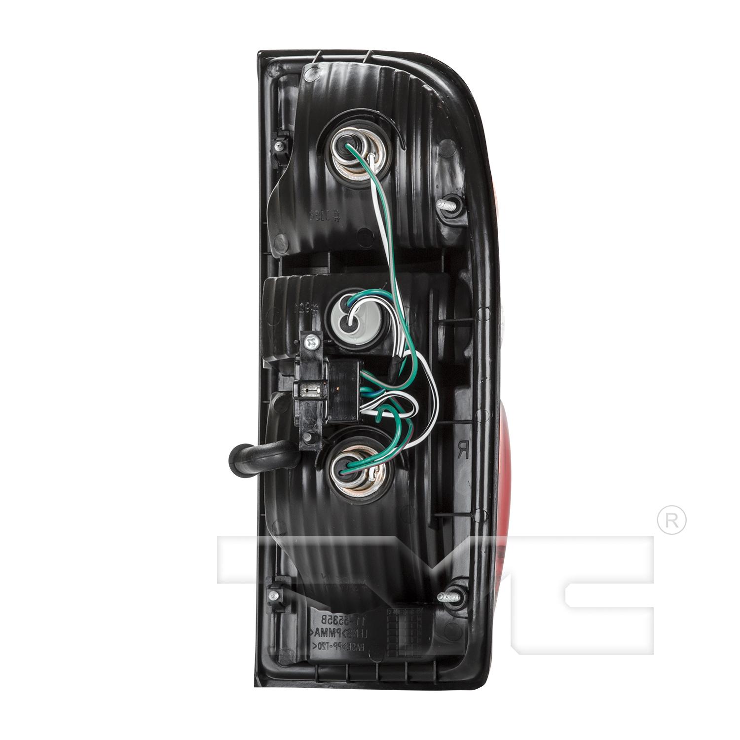 TYC 11553600 Tail Light Assembly product image 2 of 6