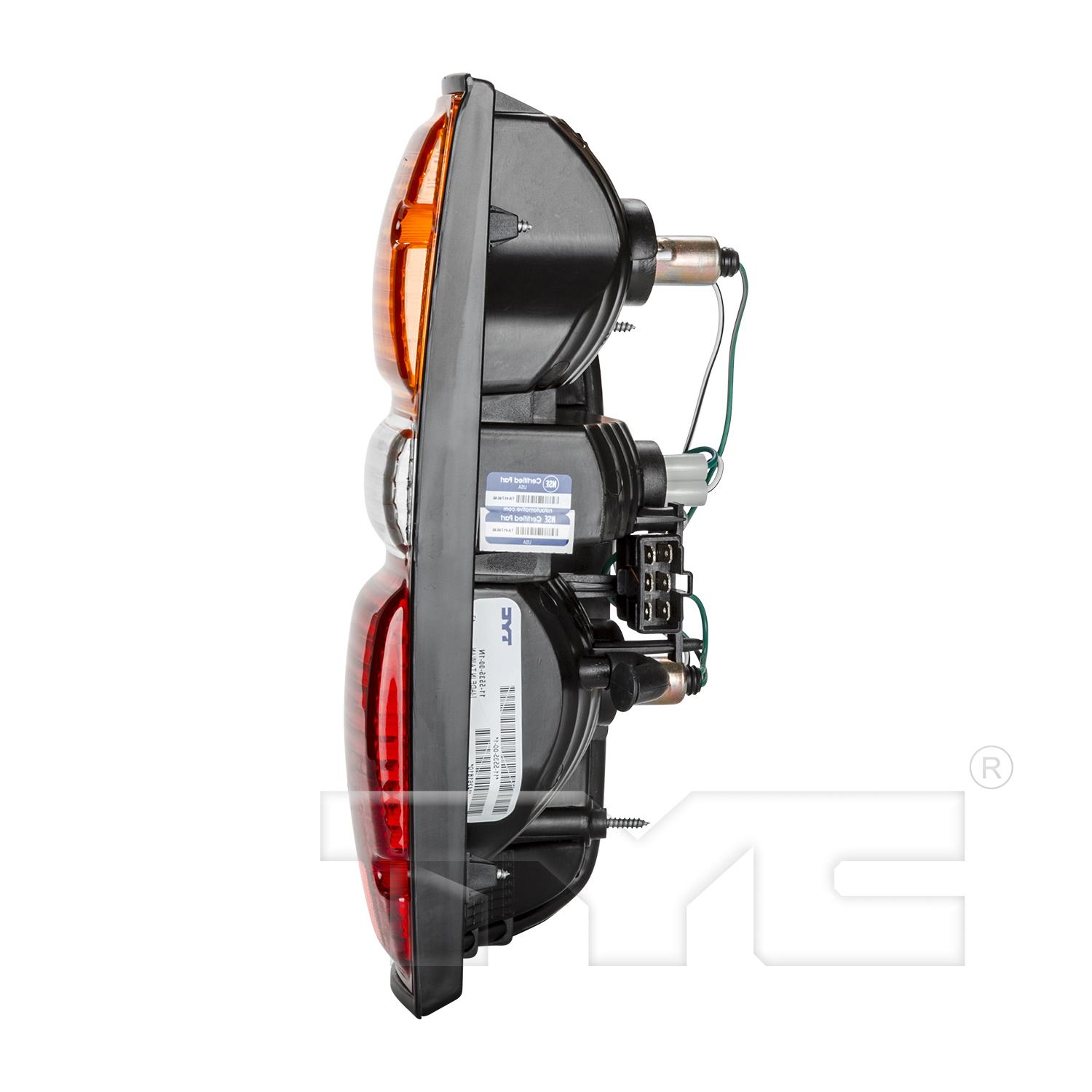 TYC 11553600 Tail Light Assembly product image 4 of 6