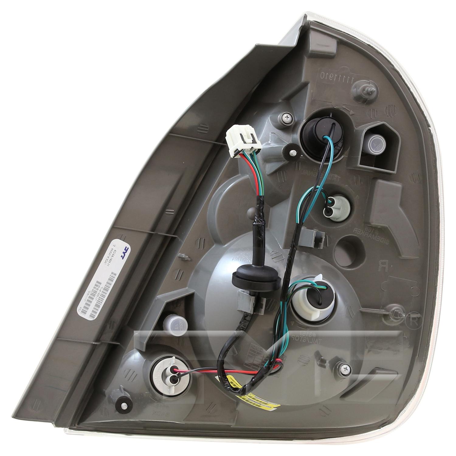 TYC 115582909 Tail Light Assembly product image 2 of 6
